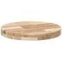 Solid acacia wood round table top Ø40x4 cm by , Table tops - Ref: Foro24-4008688, Price: 36,86 €, Discount: %