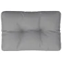 Cushion for pallet sofa, gray fabric, 50x40x12 cm by , Cushions for chairs and sofas - Ref: Foro24-360536, Price: 19,14 €, Di...