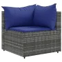 Garden sofa set with 9-piece synthetic rattan gray cushions by , Garden sets - Ref: Foro24-3308319, Price: 533,79 €, Discount: %