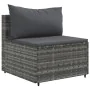 Gartensofa-Set und Kissen, 8-teilig, aus grauem Kunst-Rattan. von , Gartensets - Ref: Foro24-3308386, Preis: 491,37 €, Rabatt: %