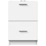 Engineered wood white bathroom cabinet 40x37x59 cm by , Bathroom furniture - Ref: Foro24-848101, Price: 73,00 €, Discount: %