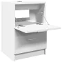 Engineered wood white bathroom cabinet 40x37x59 cm by , Bathroom furniture - Ref: Foro24-848101, Price: 73,00 €, Discount: %