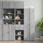 Narrow Sonoma grey engineered wood wardrobe 50x42.5x225 cm by , Sideboards - Ref: Foro24-3281313, Price: 181,56 €, Discount: %