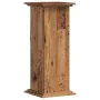 Aged engineered wood plant stands 33x33x80 cm by , Pot stands - Ref: Foro24-852976, Price: 57,51 €, Discount: %