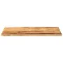 Rectangular table board made of rough mango wood, 120x60x2.5 cm by , Table tops - Ref: Foro24-371337, Price: 94,13 €, Discoun...