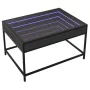 Mitteltisch mit Infinity LED Schwarz 70x50x41 cm von , Couchtisch - Ref: Foro24-847682, Preis: 130,29 €, Rabatt: %