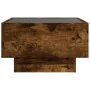 Center table and LED smoked oak engineered wood 50x50x30cm by , Coffee table - Ref: Foro24-847508, Price: 108,15 €, Discount: %