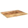 Rechteckiger Tisch aus grobem Mangoholz 90x80x2,5 cm. von , Tischplatten - Ref: Foro24-371351, Preis: 83,97 €, Rabatt: %