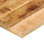 Rechteckiger Tisch aus grobem Mangoholz 90x80x2,5 cm. von , Tischplatten - Ref: Foro24-371351, Preis: 83,97 €, Rabatt: %