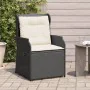 Reclining garden armchairs with 2 black synthetic rattan cushions by , Outdoor sofas - Ref: Foro24-368991, Price: 236,64 €, D...