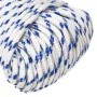 White 5 mm 100 m polypropylene boat rope by , Ropes and metal cords - Ref: Foro24-152281, Price: 16,75 €, Discount: %