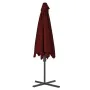 Garden umbrella with burgundy red steel pole 300x230cm by vidaXL, Umbrellas - Ref: Foro24-312518, Price: 102,68 €, Discount: %