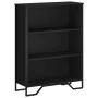 Engineered wood black shelf 80x31x106 cm by , Bookcases and shelves - Ref: Foro24-848624, Price: 68,97 €, Discount: %