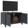 TV stand made of cold-rolled anthracite steel, measuring 68x39x43.5 cm. by , TV Furniture - Ref: Foro24-846640, Price: 73,16 ...