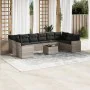 Garden sofa set 11 pieces and gray synthetic rattan cushions by , Modular outdoor sofas - Ref: Foro24-3251819, Price: 813,66 ...