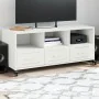 TV stand made of cold-rolled white steel 100.5x39x43.5 cm by , TV Furniture - Ref: Foro24-846697, Price: 113,76 €, Discount: %