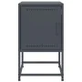 Bedside tables 2 units anthracite gray steel 36x39x60.5 cm by , Nightstands - Ref: Foro24-846451, Price: 91,32 €, Discount: %