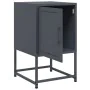 Bedside tables 2 units anthracite gray steel 36x39x60.5 cm by , Nightstands - Ref: Foro24-846451, Price: 91,32 €, Discount: %