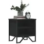 Black engineered wood bedside table 40x30x40 cm by , Nightstands - Ref: Foro24-848494, Price: 38,56 €, Discount: %