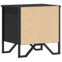 Black engineered wood bedside table 40x30x40 cm by , Nightstands - Ref: Foro24-848494, Price: 38,56 €, Discount: %