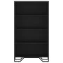 Schwarzes Regal aus Ingenieurholz 80x31x137,5 cm von , Bücherregale und Regale - Ref: Foro24-848629, Preis: 87,05 €, Rabatt: %