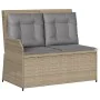 Garden furniture set 4 pieces and beige synthetic rattan cushions by , Garden sets - Ref: Foro24-3262147, Price: 645,05 €, Di...