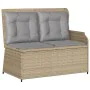 Garden furniture set 4 pieces and beige synthetic rattan cushions by , Garden sets - Ref: Foro24-3262147, Price: 645,05 €, Di...