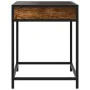 Bedside table with Infinity LED smoked oak 40x40x51 cm by , Nightstands - Ref: Foro24-3284093, Price: 73,40 €, Discount: %