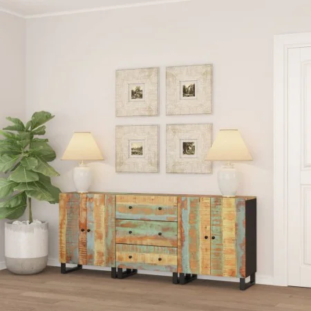 Sideboard made of 3 pieces of recycled solid wood by , Sideboards - Ref: Foro24-3143640, Price: 493,09 €, Discount: %