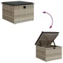 Gartensofagarnitur 6-teilig mit grauen Polstern aus synthetischem Rattan von , Gartensets - Ref: Foro24-3275132, Preis: 503,3...