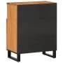 Solid wood sideboard acacia 60x34x75 cm by , Lockers and storage cabinets - Ref: Foro24-377560, Price: 113,39 €, Discount: %