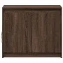 Sideboard with LED engineered wood brown oak 72x34x61 cm by , Sideboards - Ref: Foro24-852179, Price: 76,86 €, Discount: %