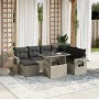 Garden sofa set 8 pcs. and cushions synthetic rattan gray by , Garden sets - Ref: Foro24-3268072, Price: 611,00 €, Discount: %