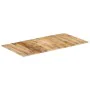 Tischplatte aus grobem Mangoholz 120x60x (1,5-1,6) cm von , Tischplatten - Ref: Foro24-328336, Preis: 86,25 €, Rabatt: %