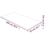 Tempered glass table surface, transparent, 50x100 cm by , Table tops - Ref: Foro24-345074, Price: 38,85 €, Discount: %