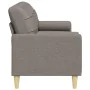 3-seater sofa with gray taupe fabric cushions, 210 cm by , Sofas - Ref: Foro24-3278208, Price: 315,70 €, Discount: %