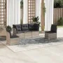 Garden sofa set and cushions 5 pieces light gray synthetic rattan by , Garden sets - Ref: Foro24-3249191, Price: 385,80 €, Di...