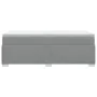 Box spring bed with light gray fabric mattress 90x200 cm by , Beds and slatted bases - Ref: Foro24-3285102, Price: 308,76 €, ...