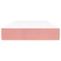 Pocket spring mattress velvet pink 90x220x20 cm by , Mattresses - Ref: Foro24-4016605, Price: 143,77 €, Discount: %