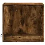 Wall-mounted bedside tables with LED lights 2 units smoked oak by , Nightstands - Ref: Foro24-852084, Price: 82,00 €, Discoun...