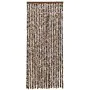 Brown and white chenille mosquito net curtain 56x185 cm by vidaXL, Mosquito nets for windows - Ref: Foro24-325451, Price: 35,...