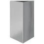 Triangular planters 2 units galvanized steel 50x43x75 cm by , Pots and planters - Ref: Foro24-851182, Price: 105,66 €, Discou...