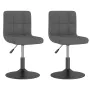 Swivel dining chairs 2 units dark gray velvet by , dining chairs - Ref: Foro24-334264, Price: 126,46 €, Discount: %