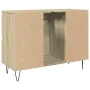 Badezimmerschrank aus Sonoma-Eichen-Ingenieurholz 80x33x60 cm von , Badezimmermöbel - Ref: Foro24-849683, Preis: 88,34 €, Rab...