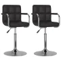 Swivel dining chairs 2 units black synthetic leather by , dining chairs - Ref: Foro24-334574, Price: 128,02 €, Discount: %