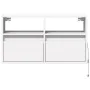 Wall-mounted TV stand with LED lights white 80x31x45 cm by , TV Furniture - Ref: Foro24-852327, Price: 74,74 €, Discount: %