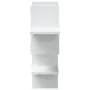 Engineered wood white wall shelf 124.5x18x60.5 cm by , Shelves and shelves - Ref: Foro24-853263, Price: 37,52 €, Discount: %