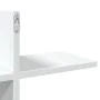 Engineered wood white wall shelf 124.5x18x60.5 cm by , Shelves and shelves - Ref: Foro24-853263, Price: 37,52 €, Discount: %