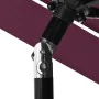 3-level umbrella with a 2.5m burgundy aluminum pole by vidaXL, Umbrellas - Ref: Foro24-313864, Price: 70,59 €, Discount: %