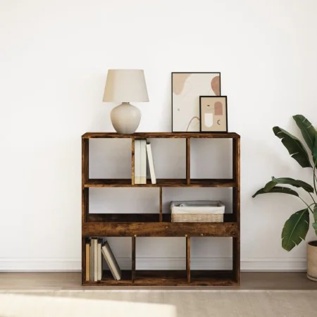 Smoked oak shelf/space divider 100x33x94.5 cm by , Bookcases and shelves - Ref: Foro24-854476, Price: 81,69 €, Discount: %